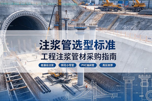 洱源注浆管选型标准