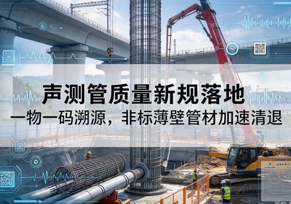 洱源声测管质量新规落地，一物一码溯源，非标薄壁管材加速清退